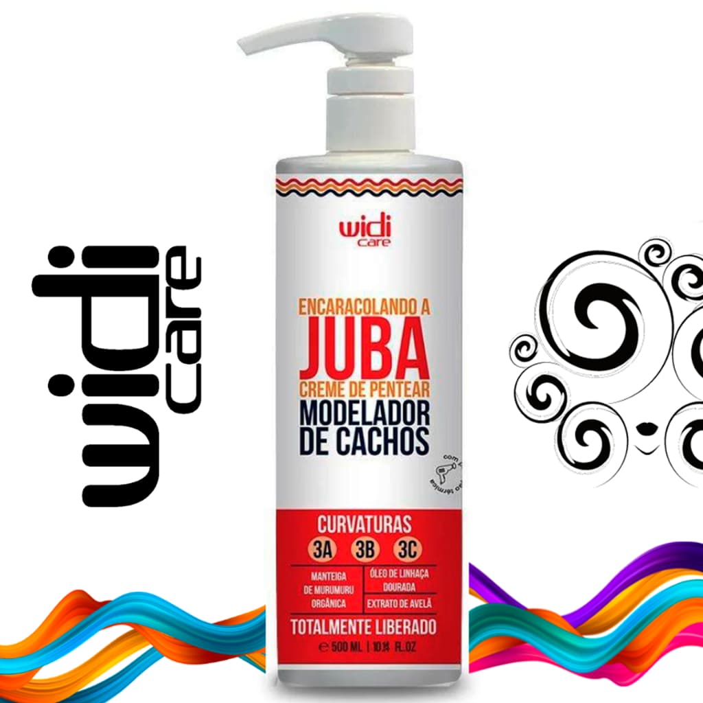 Creme de Pentear Modelador de Cachos Encaracolando Juba Widi Care 500ml