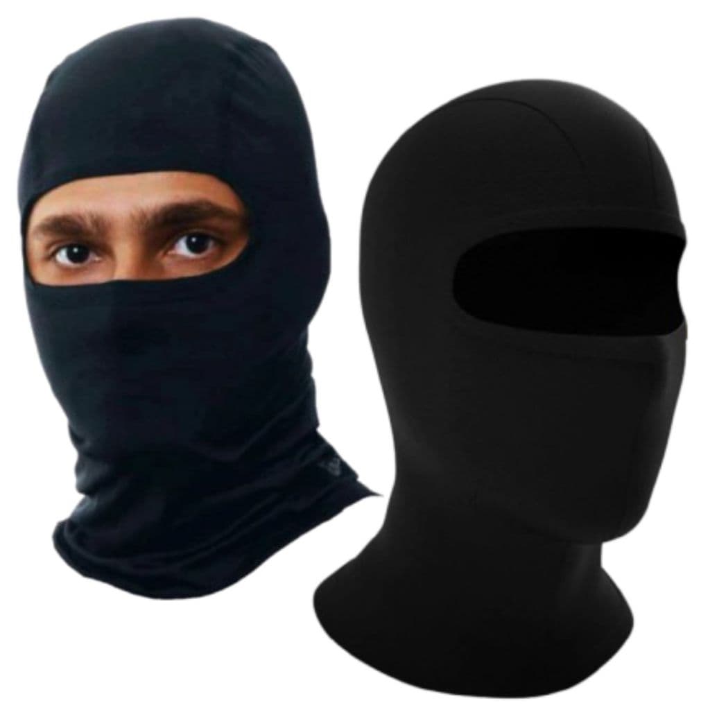 Balaclava Térmica Touca Ninja Mascara Moto Motoqueiro Cor Preto Slim Fitness Dry