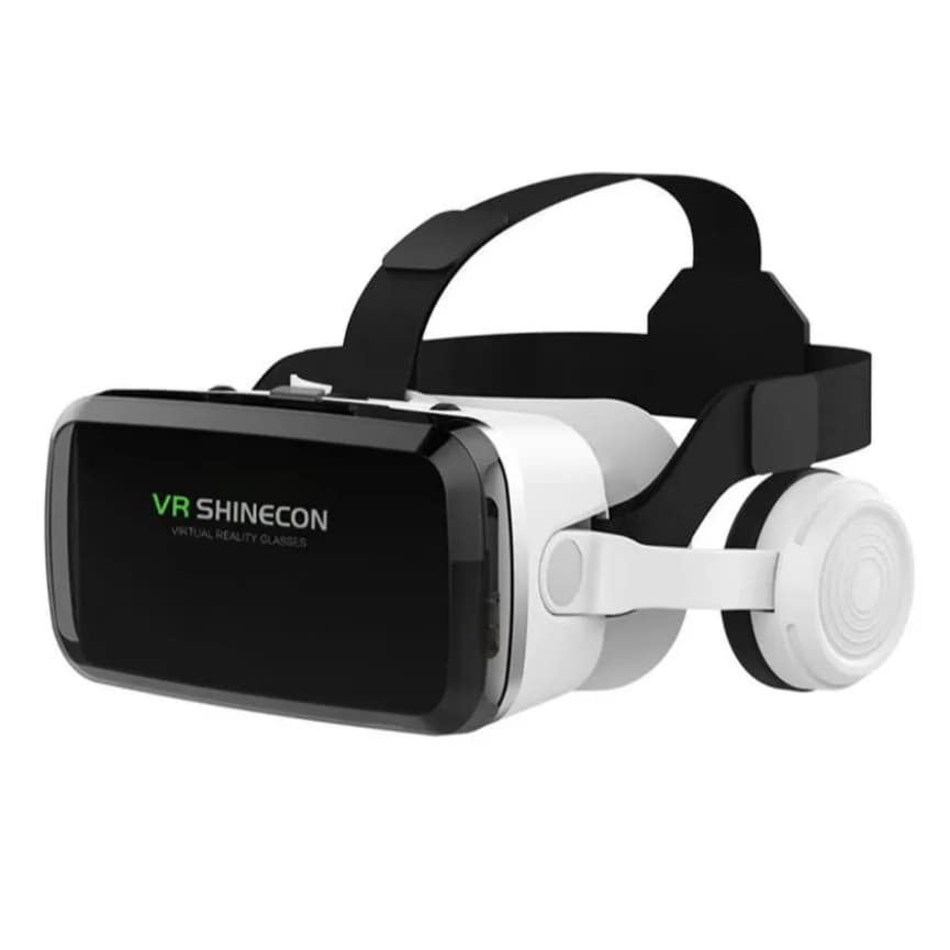 Oculos Vr Realidade Virtual 3d Com Fone De Ouvido Bluetooth Shinecon