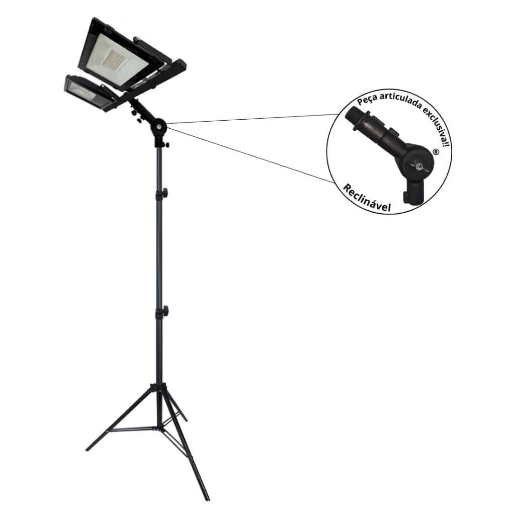 PHDR - TRIPÉ DUPLO ÂNGULO E ALTURA AJUSTÁVEL ESTÉTICA, ILUMINAÇÃO, POLIMENTO