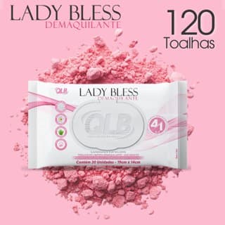 Kit com 10 Lenços/Toalhas Demaquilantes LadyBless c/ 30 Unidades Cada – Tampa FlipTop