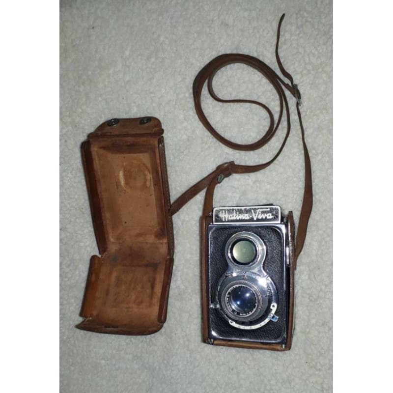 Câmera Fotográfica Halina Viva Antiguidades Retro Vintage Anos 60 - NO ESTADO