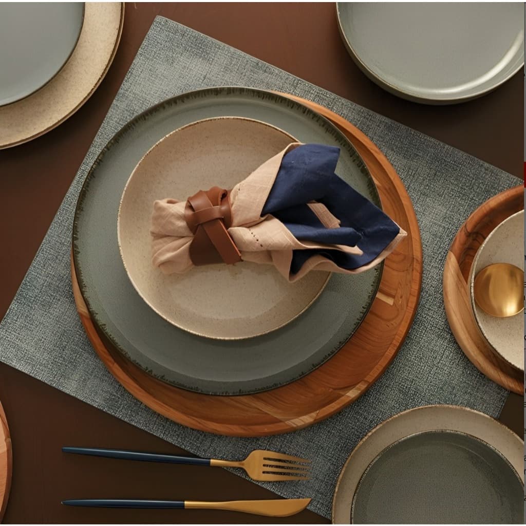 Prato Raso Moderno 100% Porcelana 27 cm