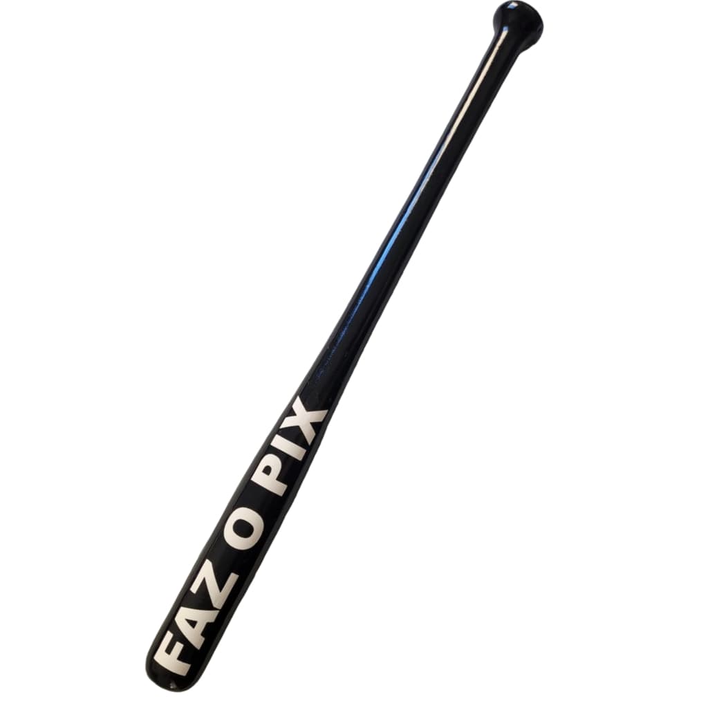 Taco de Baseball Personalizado Faz o Pix Feito Artesanalmente em Madeira Maciça Premium Resistente Envio Rápido