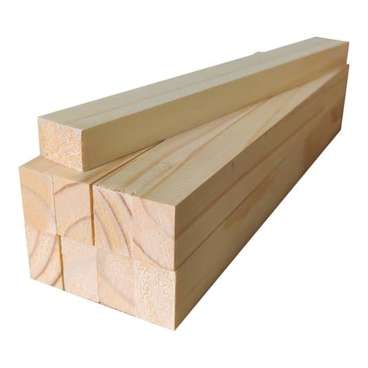 Kit Ripas de Madeira Pinus 100cm Ideal para Artesanato, DIY e Marcenaria 100x3x2cm