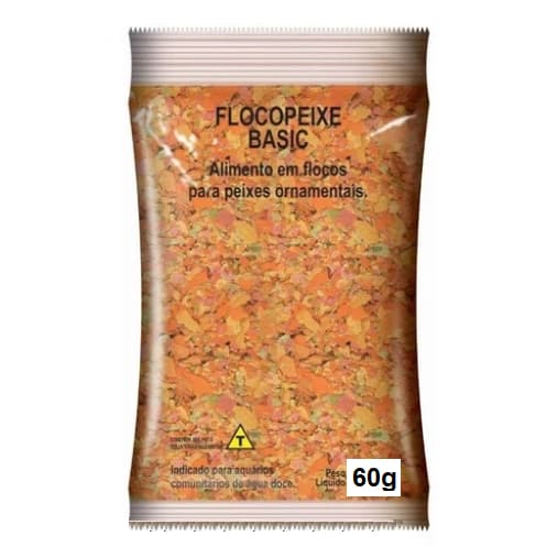 Ração Flocos para Peixes Basic 60g