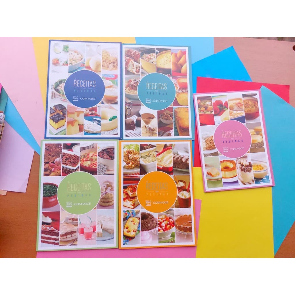 Livros de Receitas Nestlé - 6 Unidades