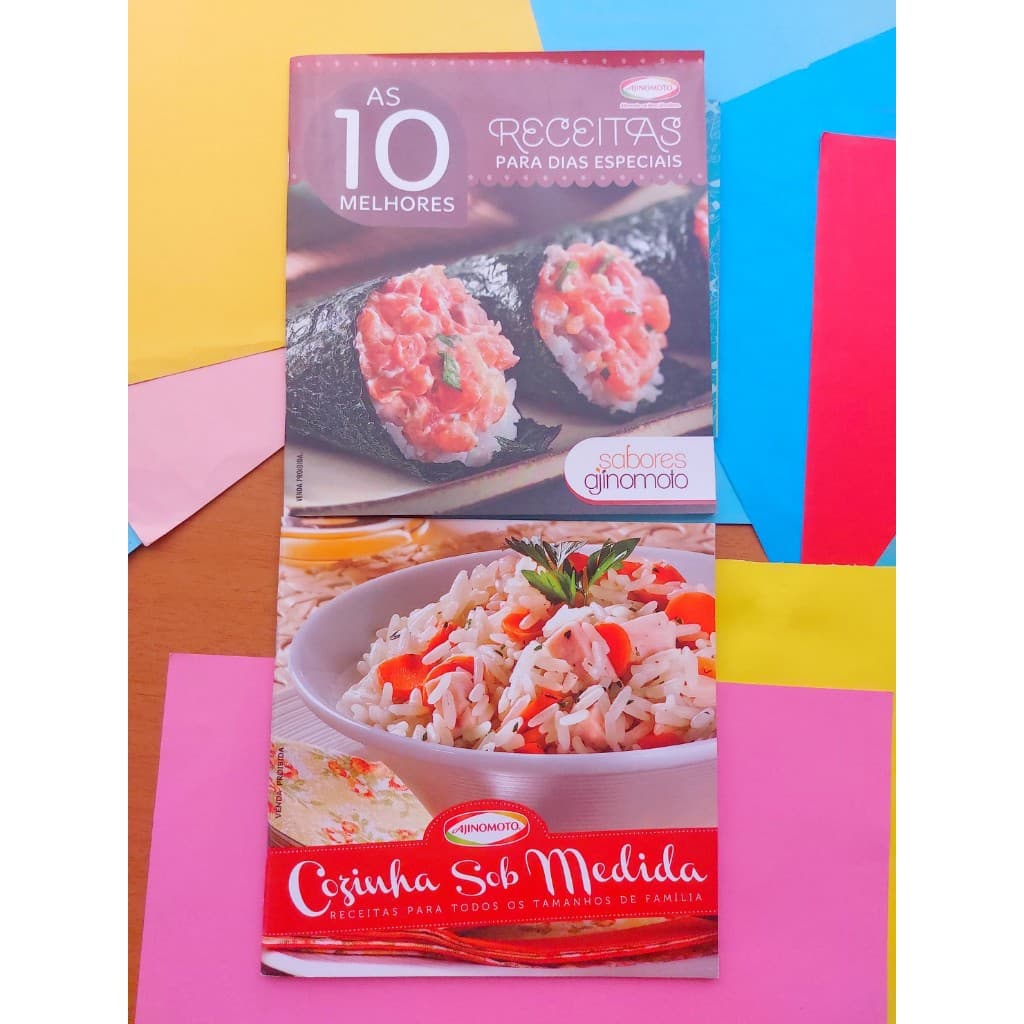 Livros de Receitas 2 Unidades