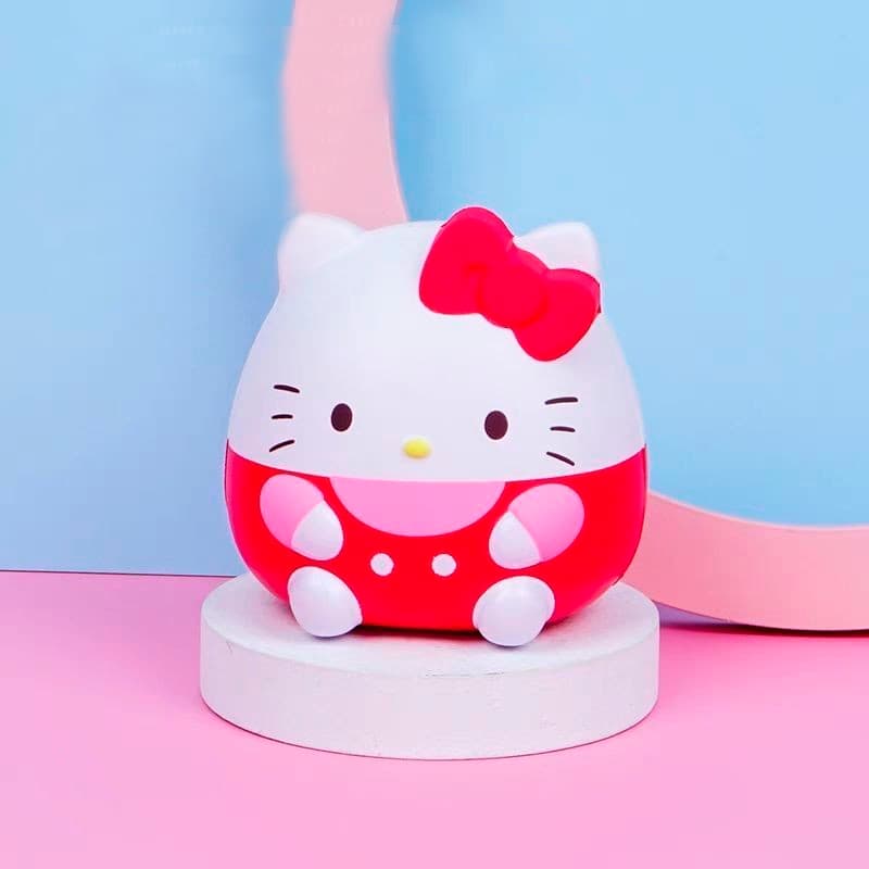 Squishy Hello Kitty e Turma Sanrio Brinquedo Anti Stress Apertar 6cm Kawaii Fidget Toy