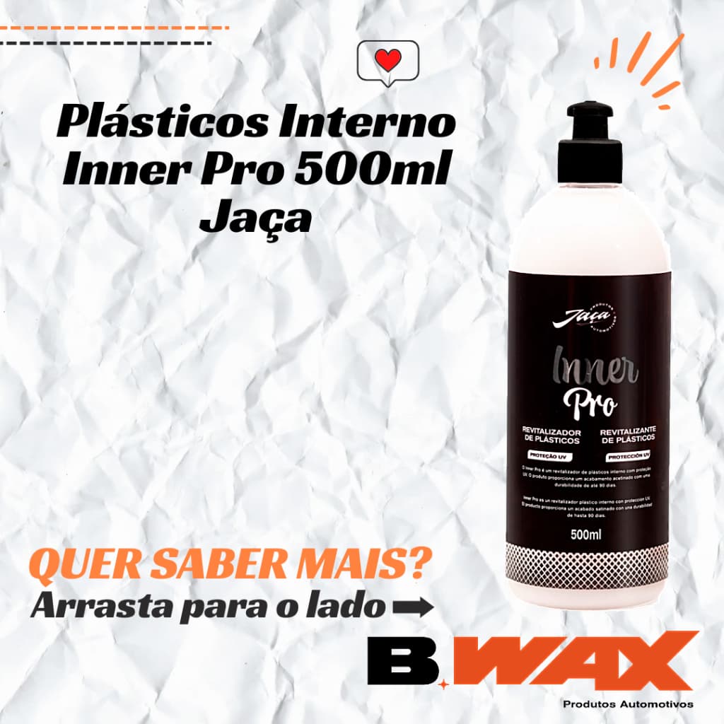 Revitalizador de Plásticos Internos Inner Pro 500ml - JAÇA