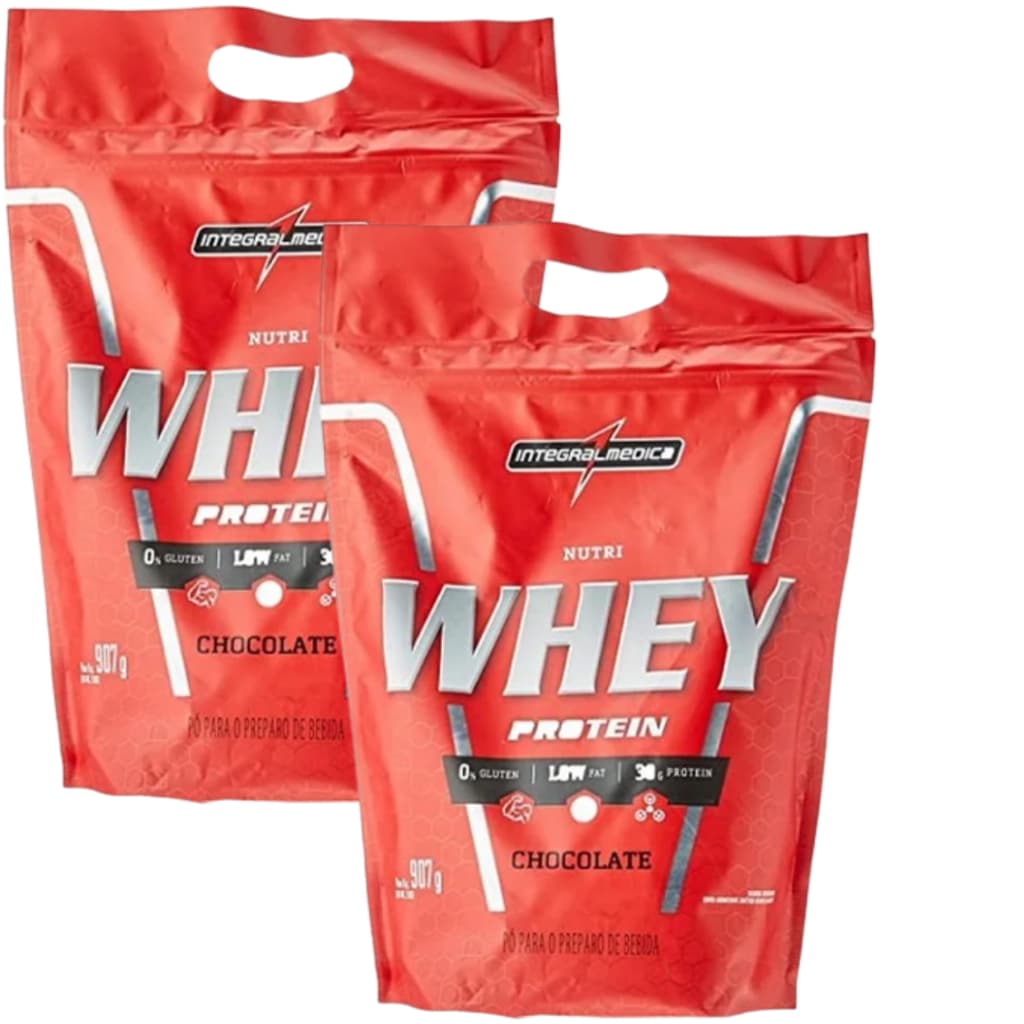 Kit 2 Nutri Whey Protein Refil 900g Integral Médica