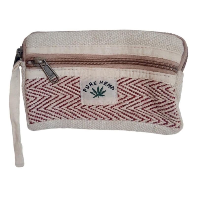 Carteira porta documento em cânhamo fibra natural hemp importados