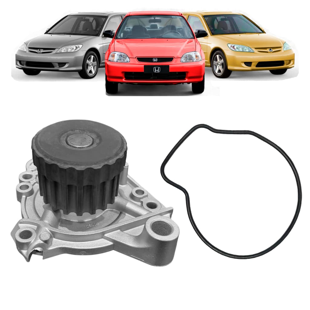 Bomba D'água Honda Civic 1.7 Sohc Vtec 2001 Até 2006