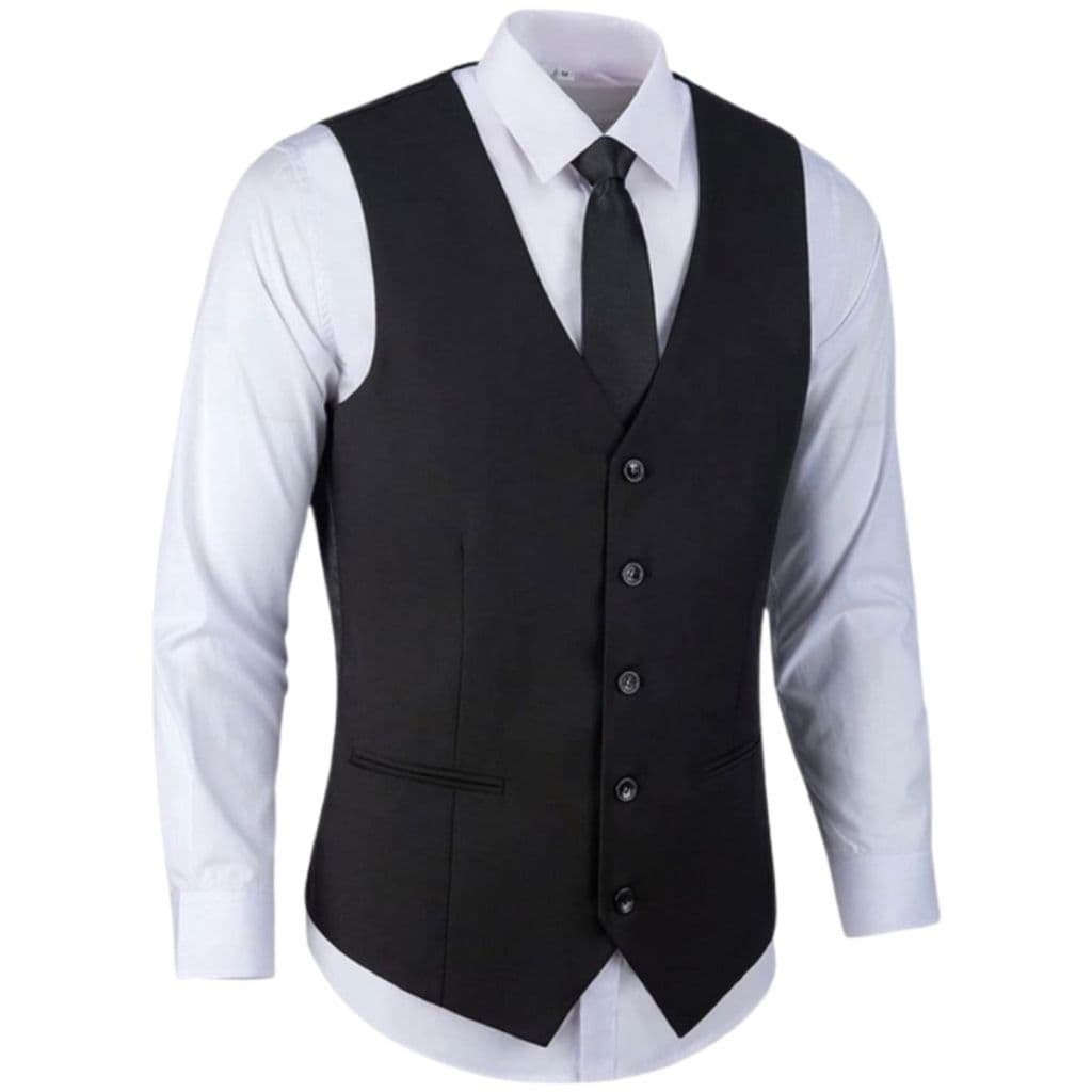 Colete Social Slim de Luxo Masculino Ajustável - Envio Imediato