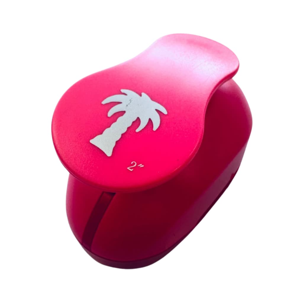 Furador de Papel e EVA de 4,5cm Coqueiro Ilha Scrapbook