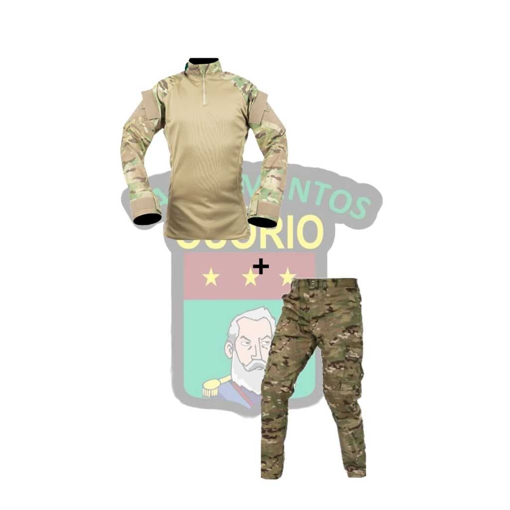 CONJUNTO - COMBAT SHIRT + CALÇA / MULTICAM