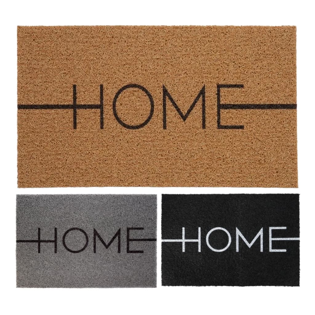 Tapete Capacho Porta de Entrada Bege Vinil 40 x 60 cm Kapazi Decorativo Terral