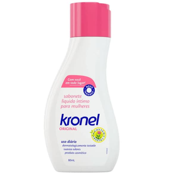 KRONEL SABONETE LÍQUIDO ÍNTIMO COM 80ML