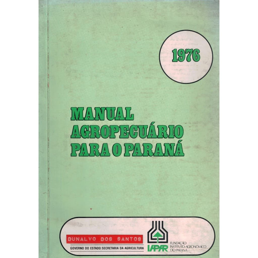 Livro Manual Agropecuário para o Paraná