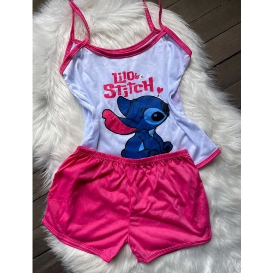 Baby doll infantil estampado Pijama Alça menina