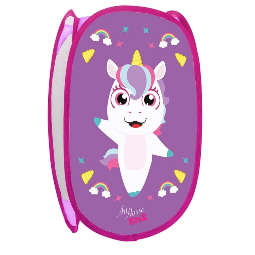 Promoção !! Cesto de Roupa Suja Organizador Cobertor Fraldas Dobrável Infantil - Art House