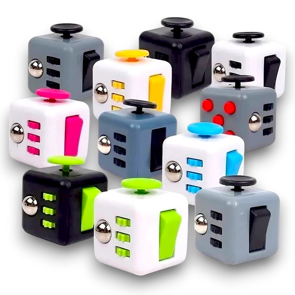 Cubo Sensorial Fidget Toy Anti Estresse Pop It Relaxante Anti Stress