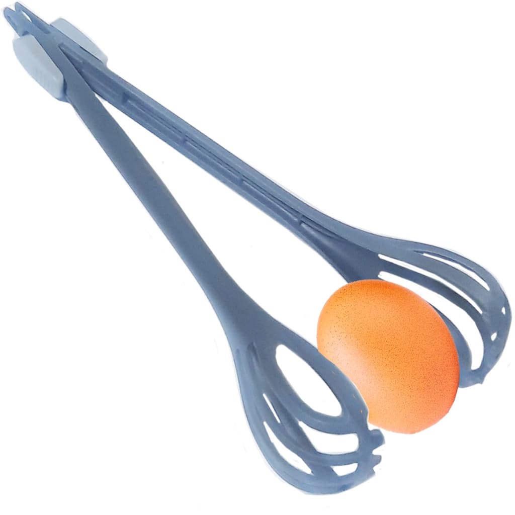 Pegador Boleador Batedor de Clara em Nylon Com Trava Pinça Fouet de 29cm