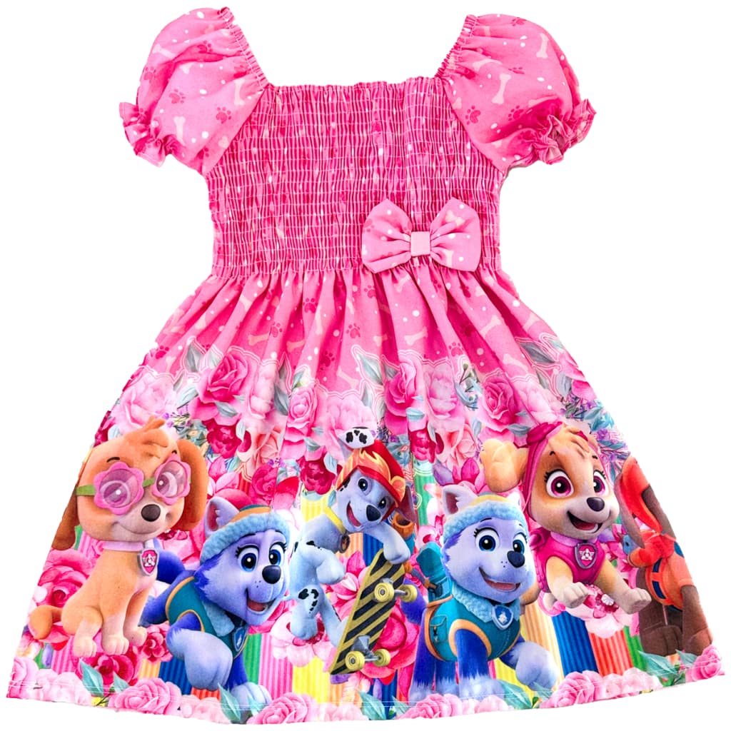 Vestido Infantil Personagem Moana