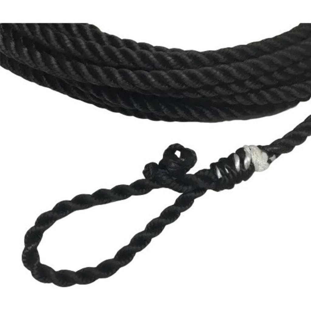 Laço Torcido  Preto ou vermelho com Argola 10, 12 e 15 Metros