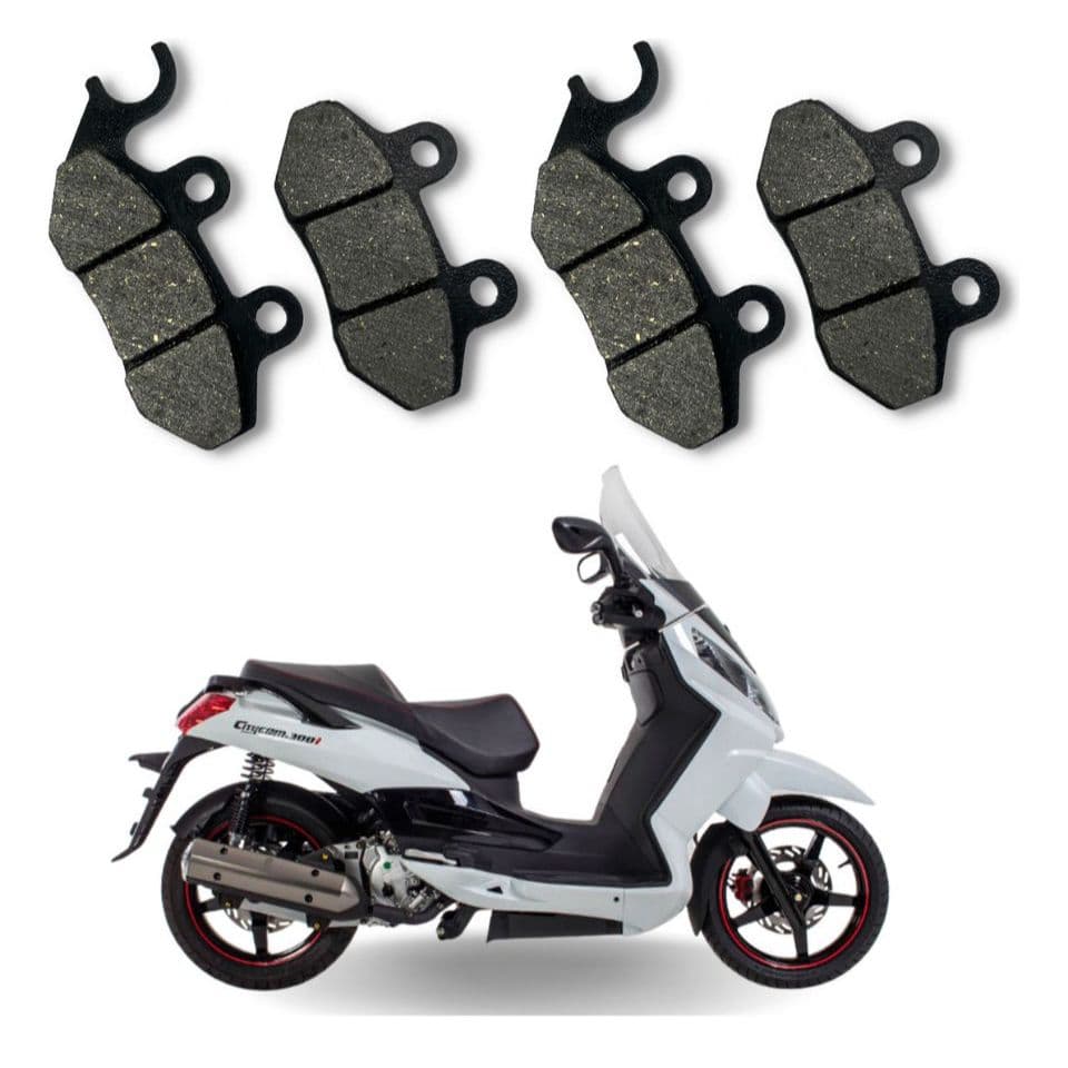 Jogo Pastilha Freio Dianteira/traseira Citycom 300i 2010/201