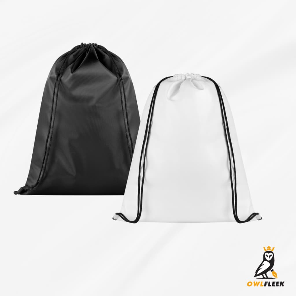 Kit com 10 Mochila Saco de Nylon 210 para sublimação e prática de esportes
