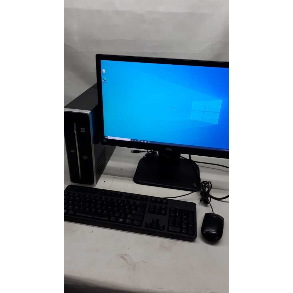 Kit Computador HP 402G1 CORE I5-4ª 4GB DDR3 HD 320gb +  Monitor 20' Polegadas