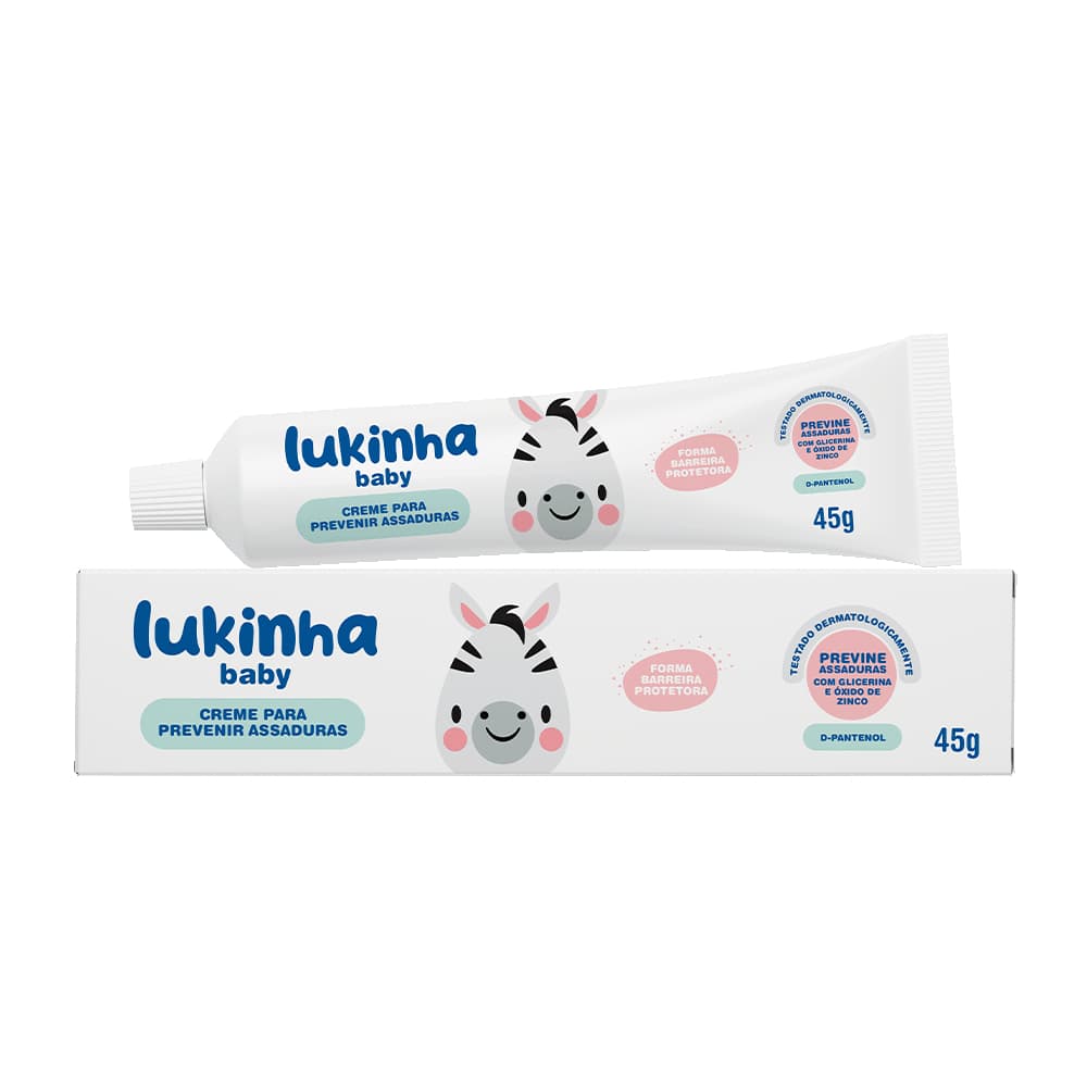 Creme p/ Prevenir Assaduras Lukinha - Mais Perfume (45g)