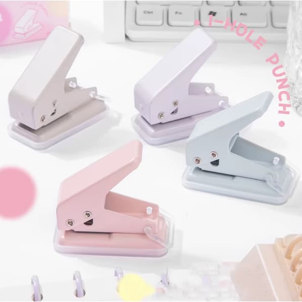 Mini Furador / Perfurador Único Para Fichário Perfurador Portátil Furo Redondo 6mm