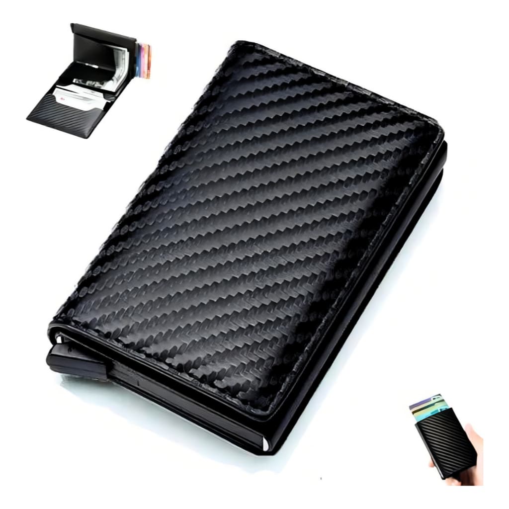 Carteira Port Cartao Anti Furto Slim Rfid Pop Up Atacado Revenda Personalizar Gravação Presente