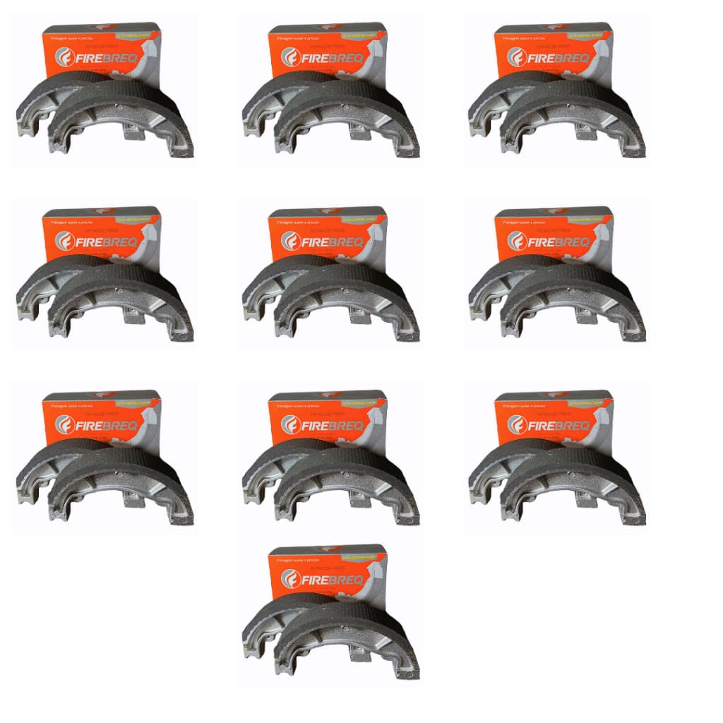 Kit 10 Pares Patim Lona de Freio *0,75* Cg Titan 125 150 Traseiro ou Dianteiro
