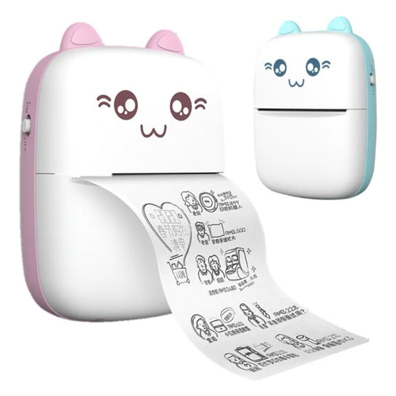 Oficial Mini Impressora Térmica Portátil Sem Fio BT 200 DPI| Original