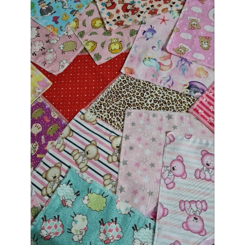 KIT 50 Bandanas simples, sortidas P/M/G, banho e tosa, pet shop