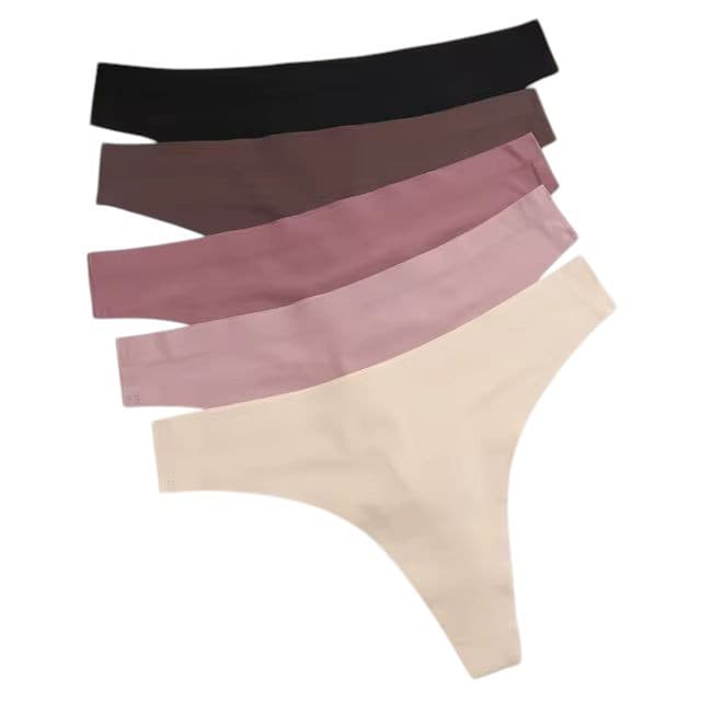 Kit Calcinhas Fio Confortável Sem Costura Poliamida Não Marca