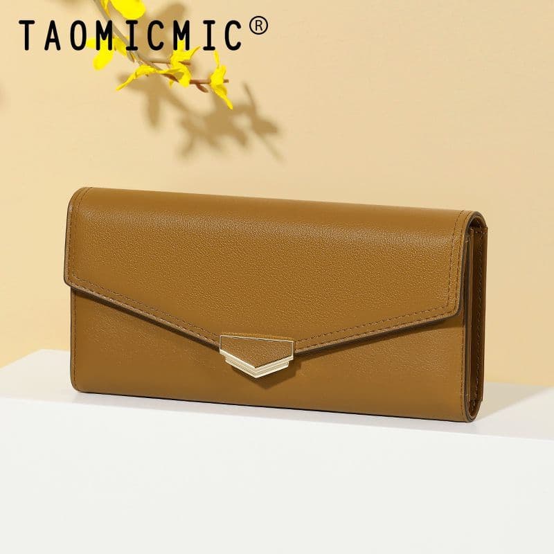 Carteira feminina 2025 novo estilo senhoras longa grande capacidade moda carteira bolsa popular