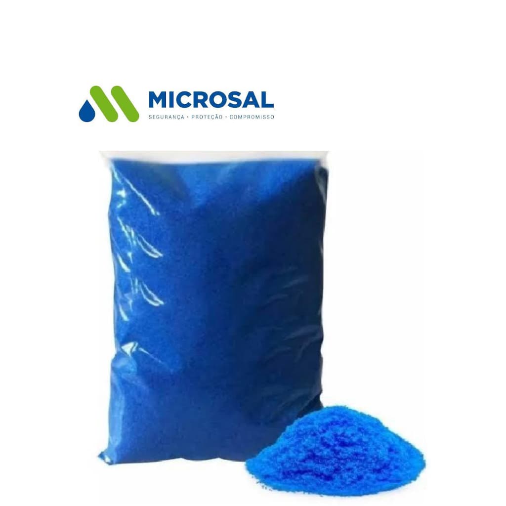 Sulfato de Cobre Penta Hidratado 98,5% Pureza Embalagem até 2kg à granel