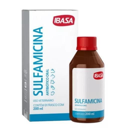 Sulfamicina Para Aves Ibasa Pet 200ml