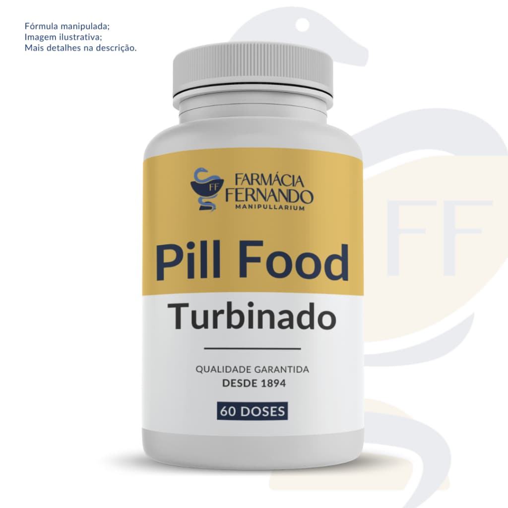 Pill Food Turbinado - Suplemento capilar