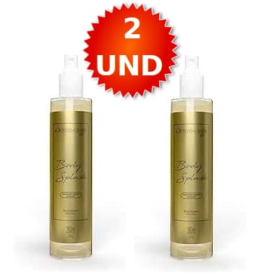 KIT C/2 Giovanna Baby Body Splash Gold 260 mL