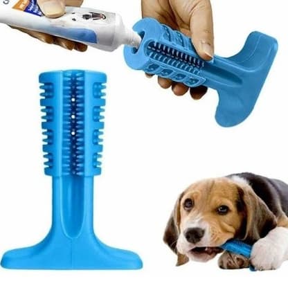 Escova Dente Pet Clean Mordedor Massageador Cachorro Cao Remove Tartaro TAMANHO G