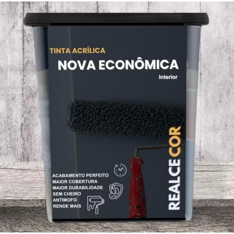 Tinta Econômica Acrílica Realcecor 18L Pronta Entrega