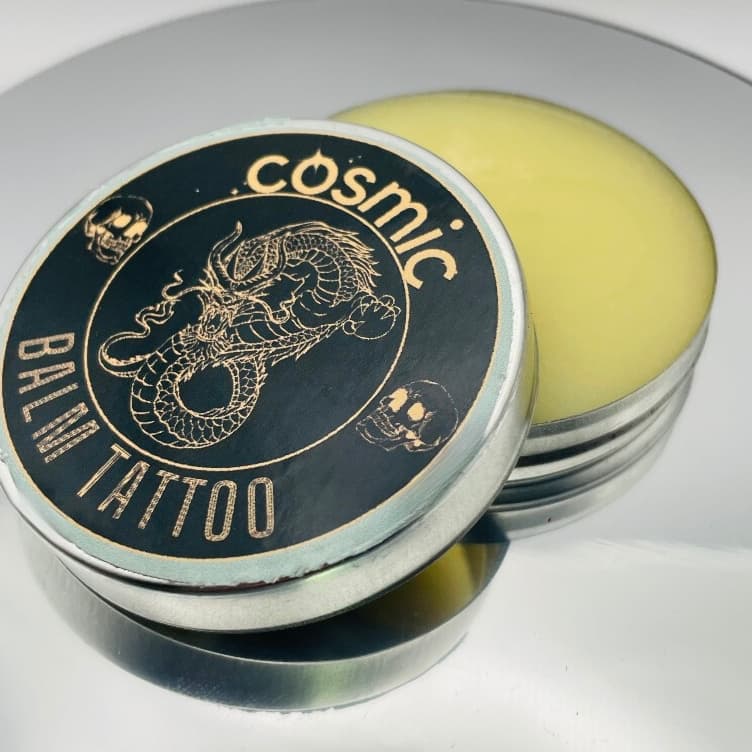 Pomada Hidratante Tattoo Restaurador 100% Natural Essência de Laranja Doce | Balm Tatuagem Cosmic