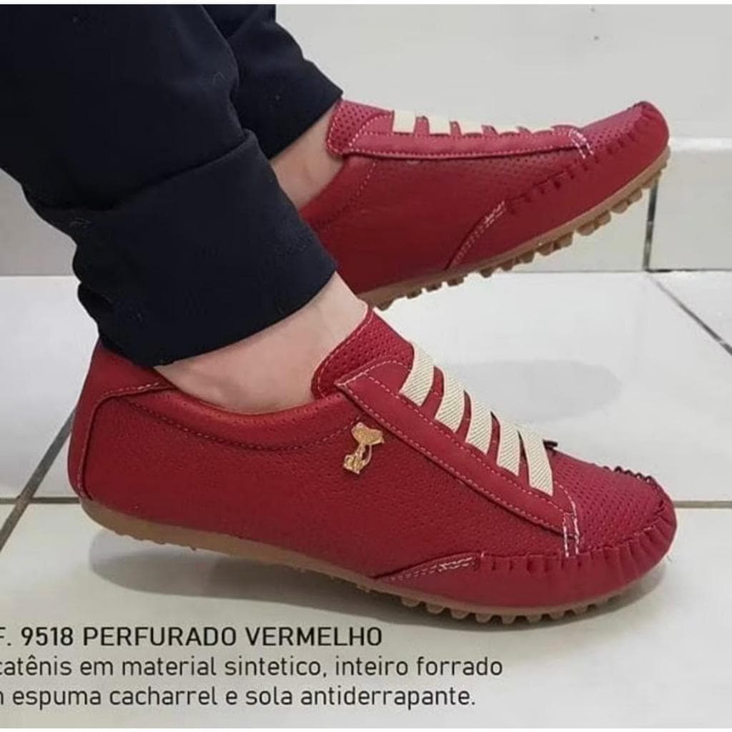 Sapato Feminino Sapatênis mocatênis Confort