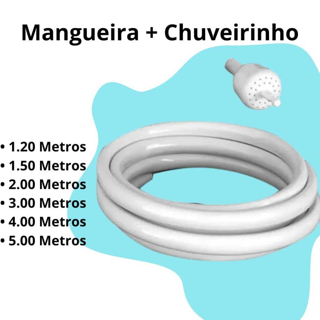 Mangueira para Chuveiro + Chuveirinho