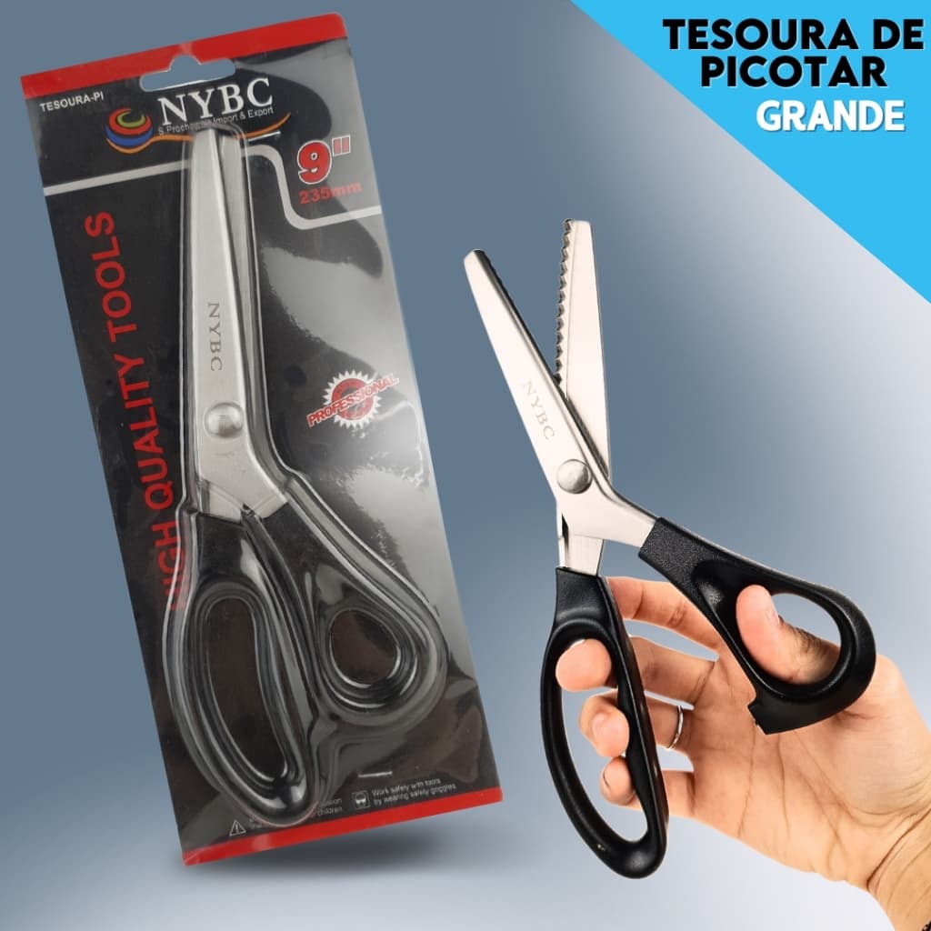Tesoura de Picotar Profissional Tecidos Artesanato  - AERO